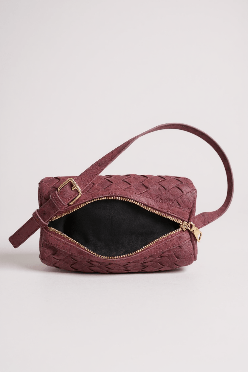 Rose Shoulder Bag: Wine - JO+CO