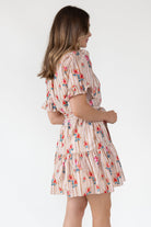 Savannah Stripe & Bloom Mini Dress - Final Sale - JO+CO
