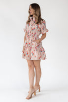 Savannah Stripe & Bloom Mini Dress - Final Sale - JO+CO