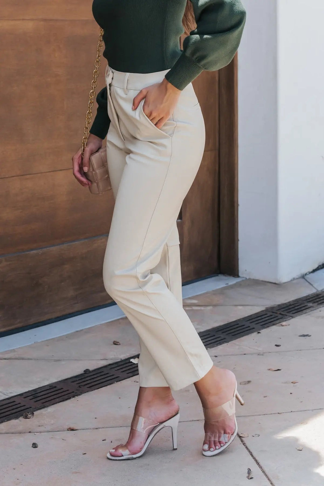 Seraphina Cream Faux Leather Pants: Your New Favorite Go-To