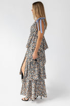 Shaina Black Floral Maxi Dress - Final Sale - JO+CO