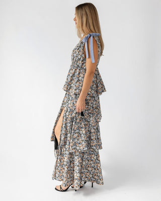 Shaina Black Floral Maxi Dress - Final Sale - JO+CO