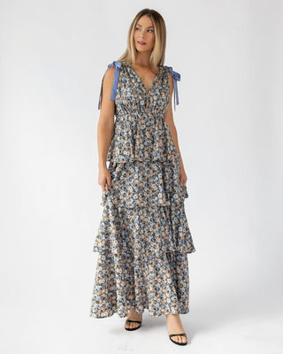Shaina Black Floral Maxi Dress - Final Sale - JO+CO