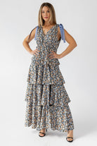 Shaina Black Floral Maxi Dress - Final Sale - JO+CO