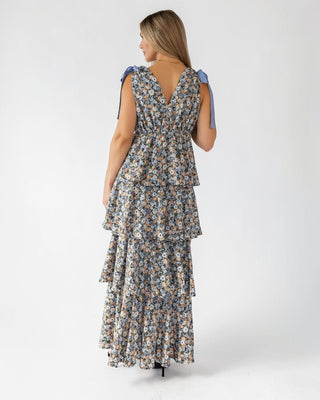 Shaina Black Floral Maxi Dress - Final Sale - JO+CO
