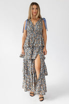 Shaina Black Floral Maxi Dress - Final Sale - JO+CO
