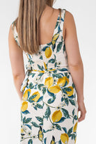 Sorrento Sun Lemon Print Midi Dress - Final Sale - JO+CO