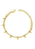 Spike x Curb Chain Bracelet - Final Sale - JO+CO