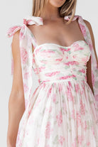 Sweet Serenade Blush Floral Maxi Dress - Final Sale - JO+CO