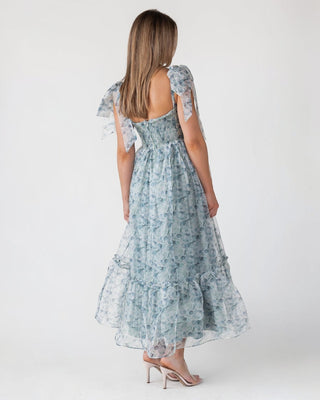 Sweet Serenade Green Floral Corset Dress - Final Sale - JO+CO