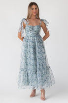 Sweet Serenade Green Floral Corset Dress - Final Sale - JO+CO