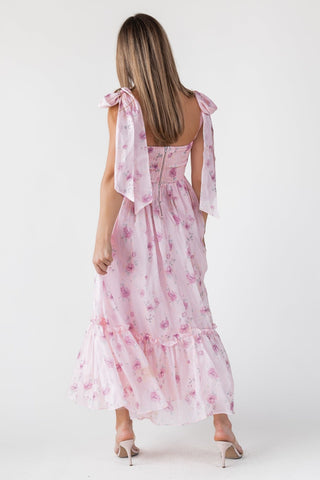 Sweet Serenade Rose Pink Corset Dress - Final Sale - JO+CO