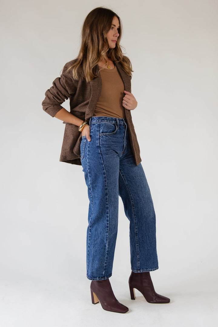 The Ellis Blazer — Chestnut - JO+CO