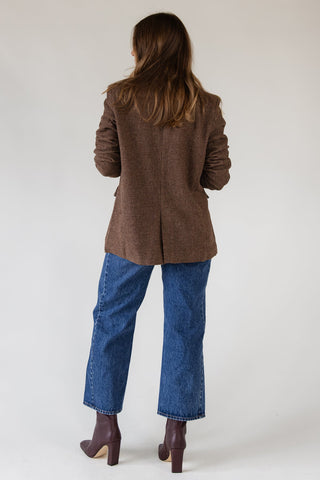 The Ellis Blazer — Chestnut - JO+CO
