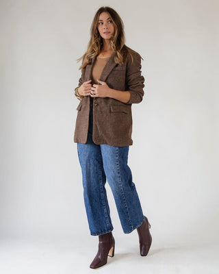 The Ellis Blazer — Chestnut - JO+CO