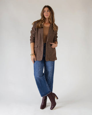 The Ellis Blazer — Chestnut - JO+CO