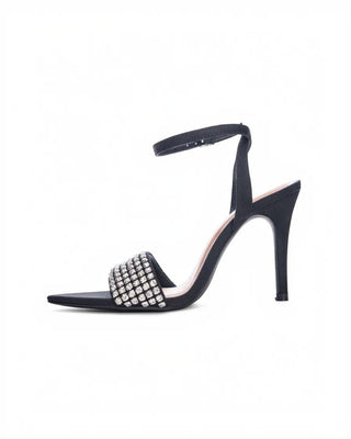 Twinkle Toe Black Rhinestone Heels - Final Sale - JO+CO