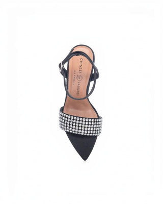 Twinkle Toe Black Rhinestone Heels - Final Sale - JO+CO
