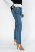 Vanessa Medium Wash Straight Denim - Final Sale - JO+CO