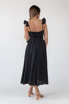 Vara Black Polka Dot Dress - Final Sale - JO+CO