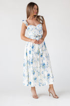 Vara Blue Floral Dress - Final Sale - JO+CO