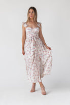 Vara Blush Floral Corset Maxi Dress - Final Sale - JO+CO