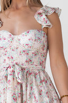 Vara Blush Floral Corset Maxi Dress - Final Sale - JO+CO