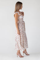 Vara Blush Floral Corset Maxi Dress - Final Sale - JO+CO