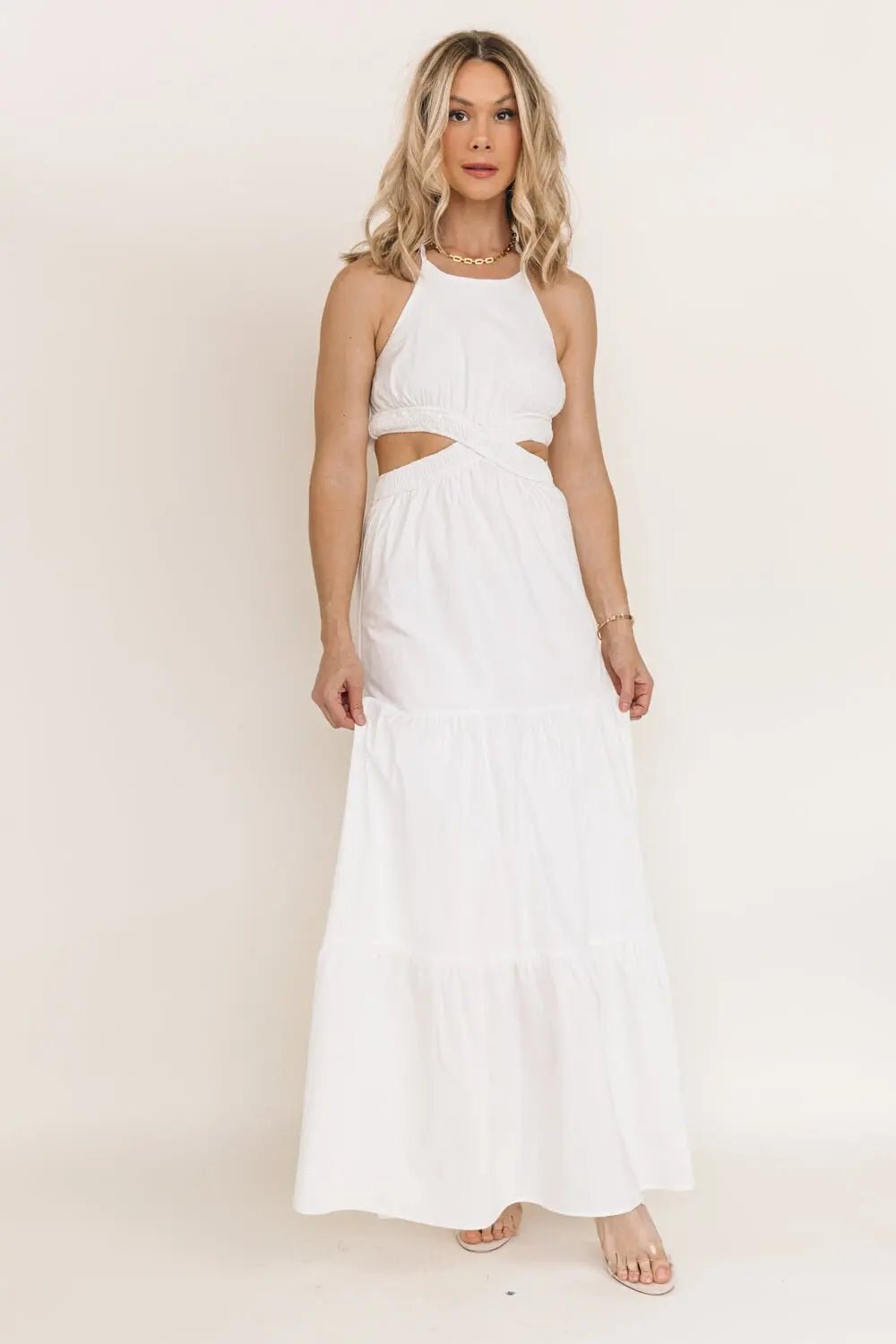 White maxi dress sale Clearance