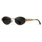 Verona Sunglasses: Gold/Black Lens - JO+CO