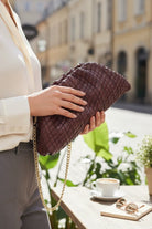 Veronica Clutch: Wine - JO+CO