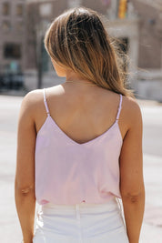 Capri Lilac Surplice Cami Bodysuit - FINAL SALE - JO+CO
