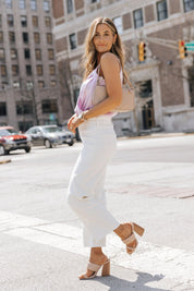 Capri Lilac Surplice Cami Bodysuit - FINAL SALE - JO+CO