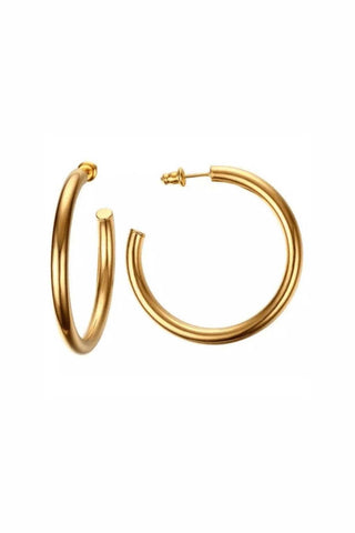 Clara Gold Hoop Earrings - FINAL SALE - JO+CO
