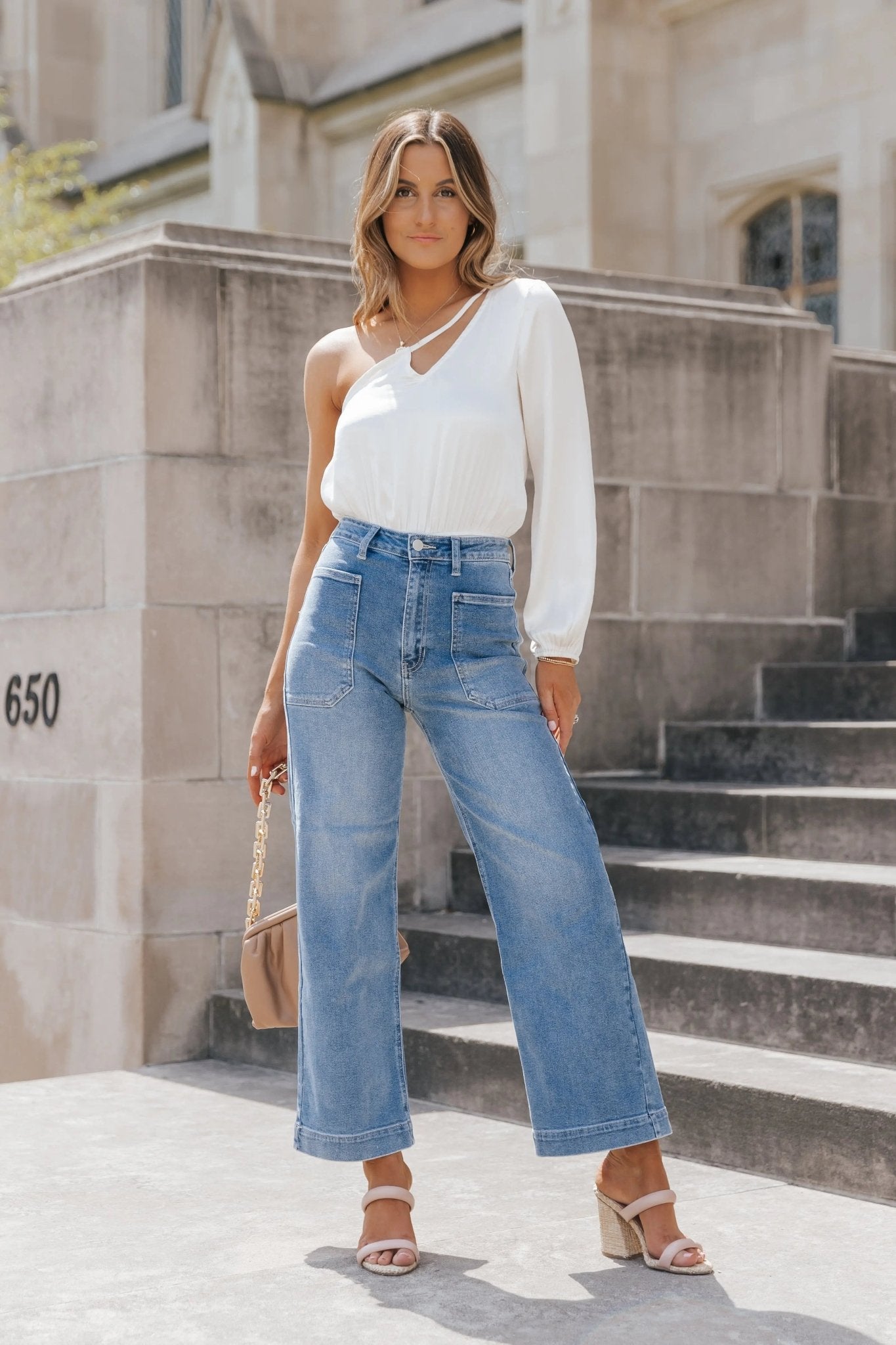 Denim Dreams High Rise Utility Pants - JO+CO