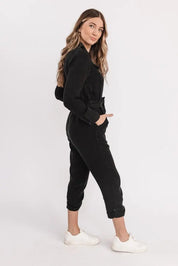 Frenzia Black Utility Jumpsuit - FINAL SALE - JO+CO