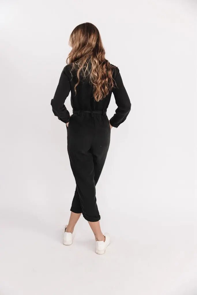 Frenzia Black Utility Jumpsuit - FINAL SALE - JO+CO