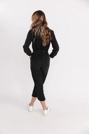 Frenzia Black Utility Jumpsuit - FINAL SALE - JO+CO
