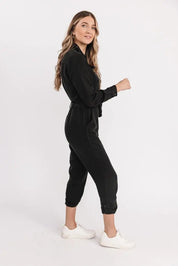 Frenzia Black Utility Jumpsuit - FINAL SALE - JO+CO