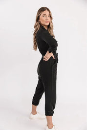 Frenzia Black Utility Jumpsuit - FINAL SALE - JO+CO