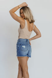 Maci Sand Knot Strap Tank - FINAL SALE - JO+CO