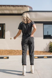 Only The Sweetest Denim Utility Pocket Jumpsuit - BLACK 135 JUMPSUITS/ROMPERS 