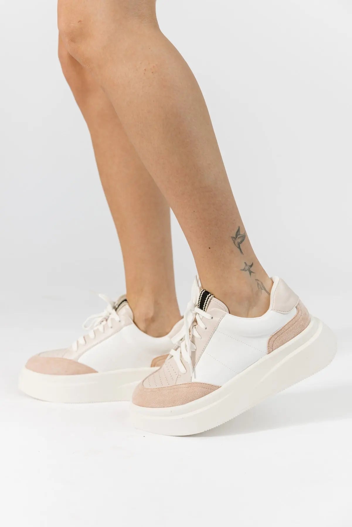 Shu Shop Skylar Blush Sneakers - FINAL SALE - JO+CO