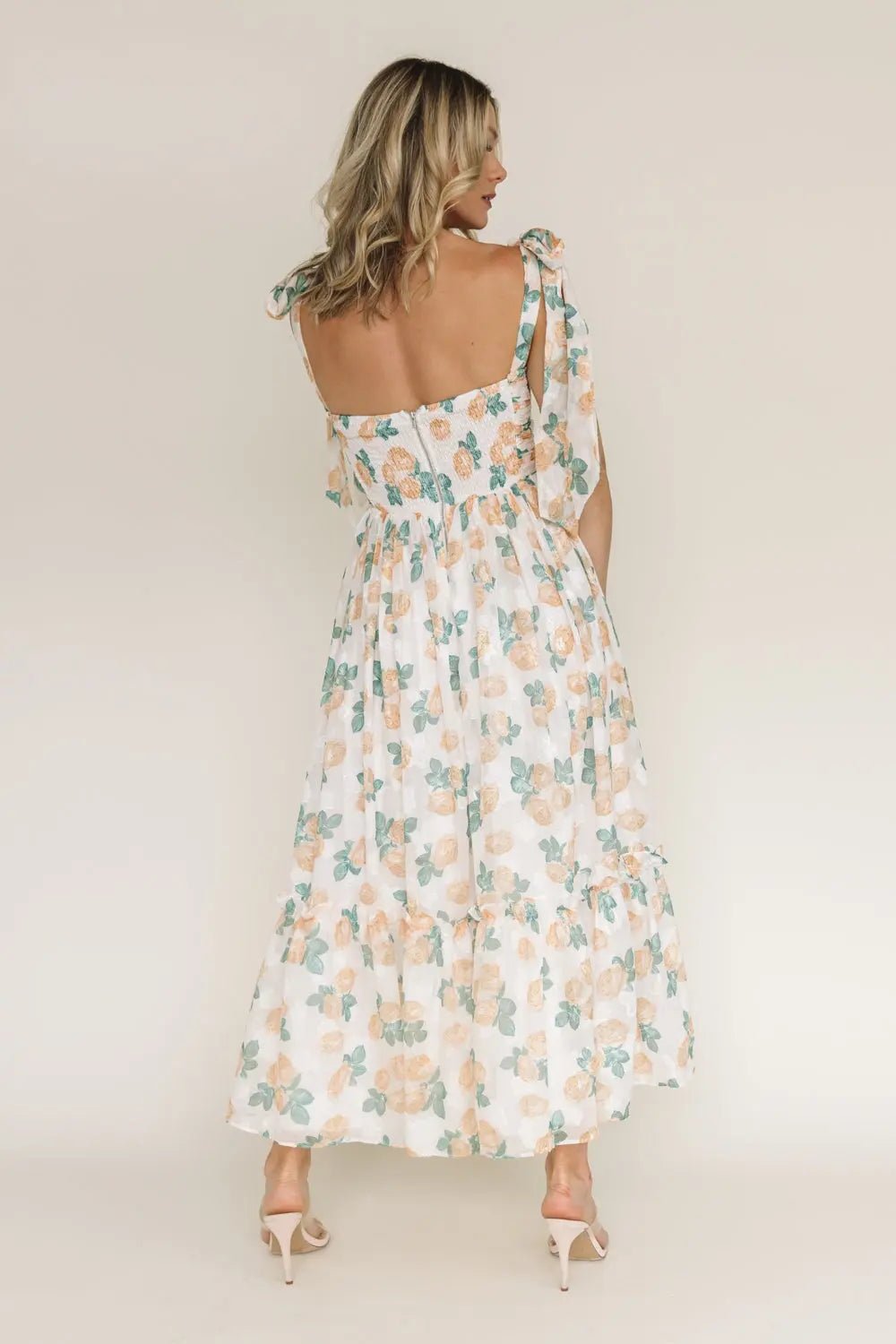 Sweet Serenade Floral Corset Maxi Dress - JO+CO