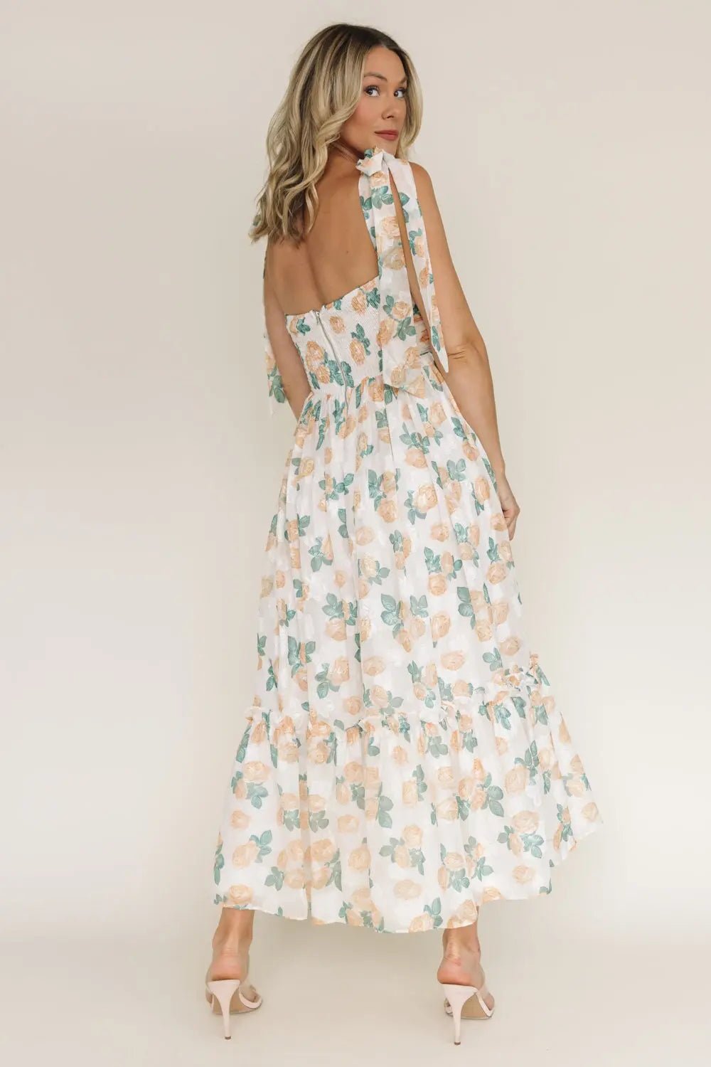 Sweet Serenade Floral Corset Maxi Dress - JO+CO