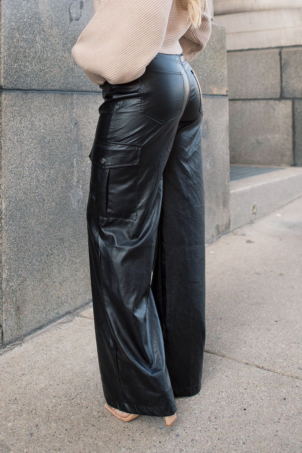 Trendy Girl Faux Leather Pants - JO+CO