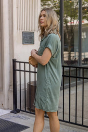Velvet Heart Joya Safari Tencel Shirt Dress - FINAL SALE - JO+CO