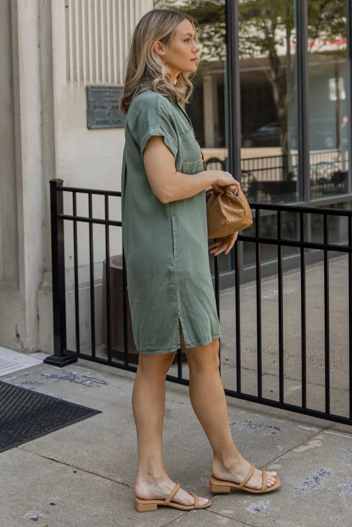 Velvet Heart Joya Safari Tencel Shirt Dress - FINAL SALE - JO+CO