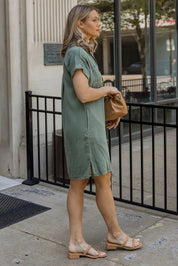 Velvet Heart Joya Safari Tencel Shirt Dress - FINAL SALE - JO+CO